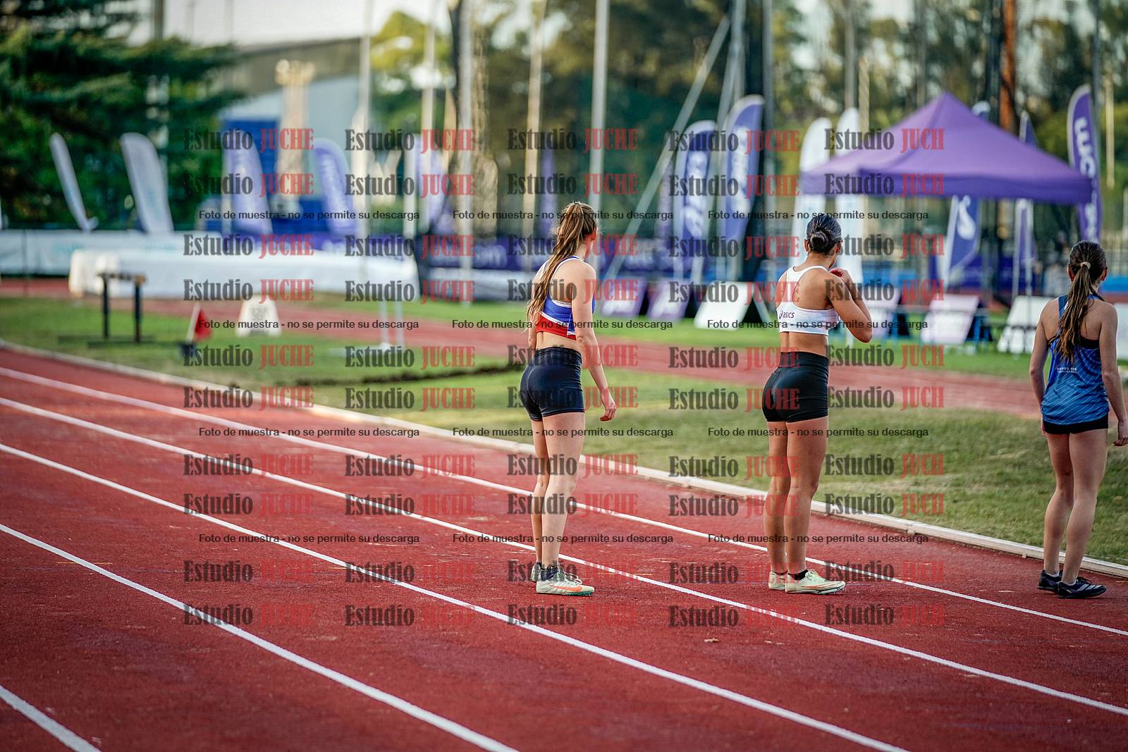 Fotos de las postas 4x400 m de mujeres
