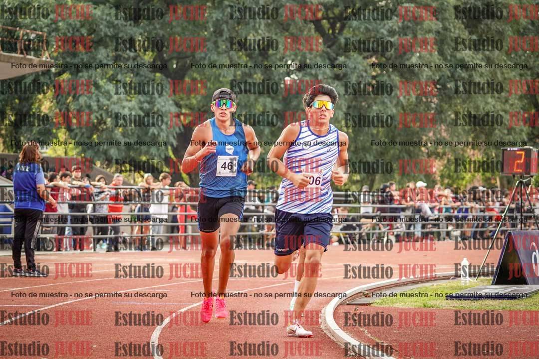 Fotos de los 1500 m llanos de varones - decatlón 10