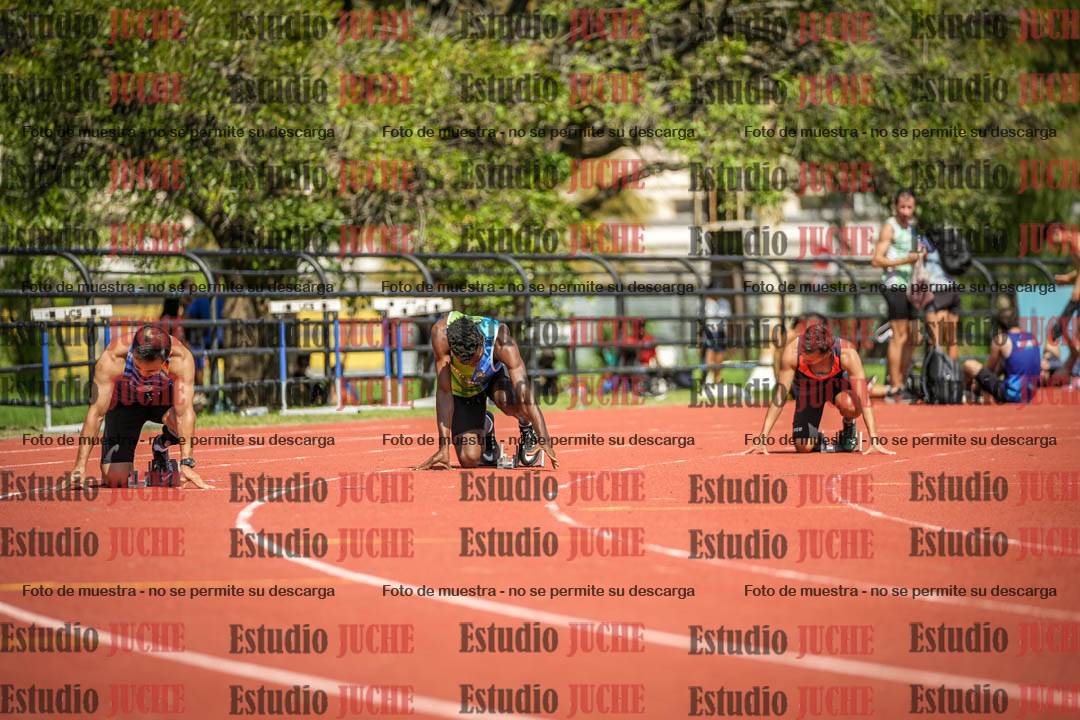 Fotos de los 200 m llanos de varones