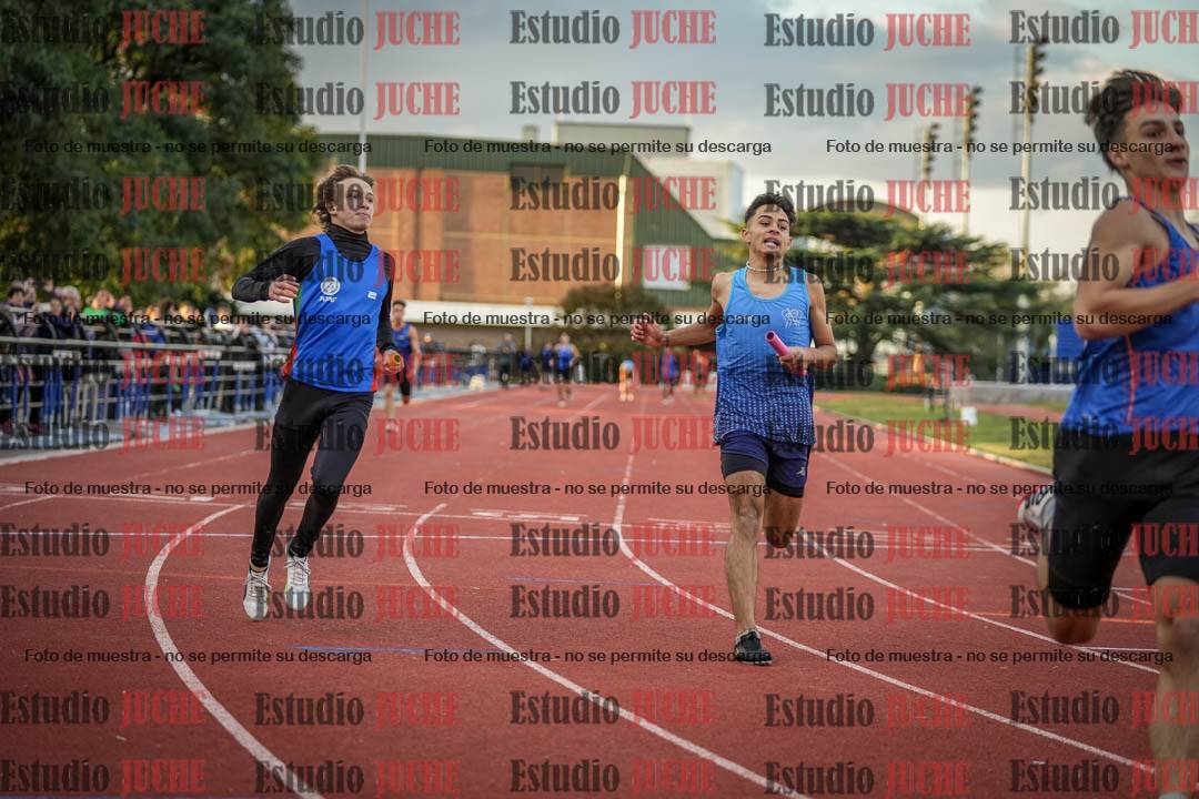 Fotos de las Postas 4x100 m de varones