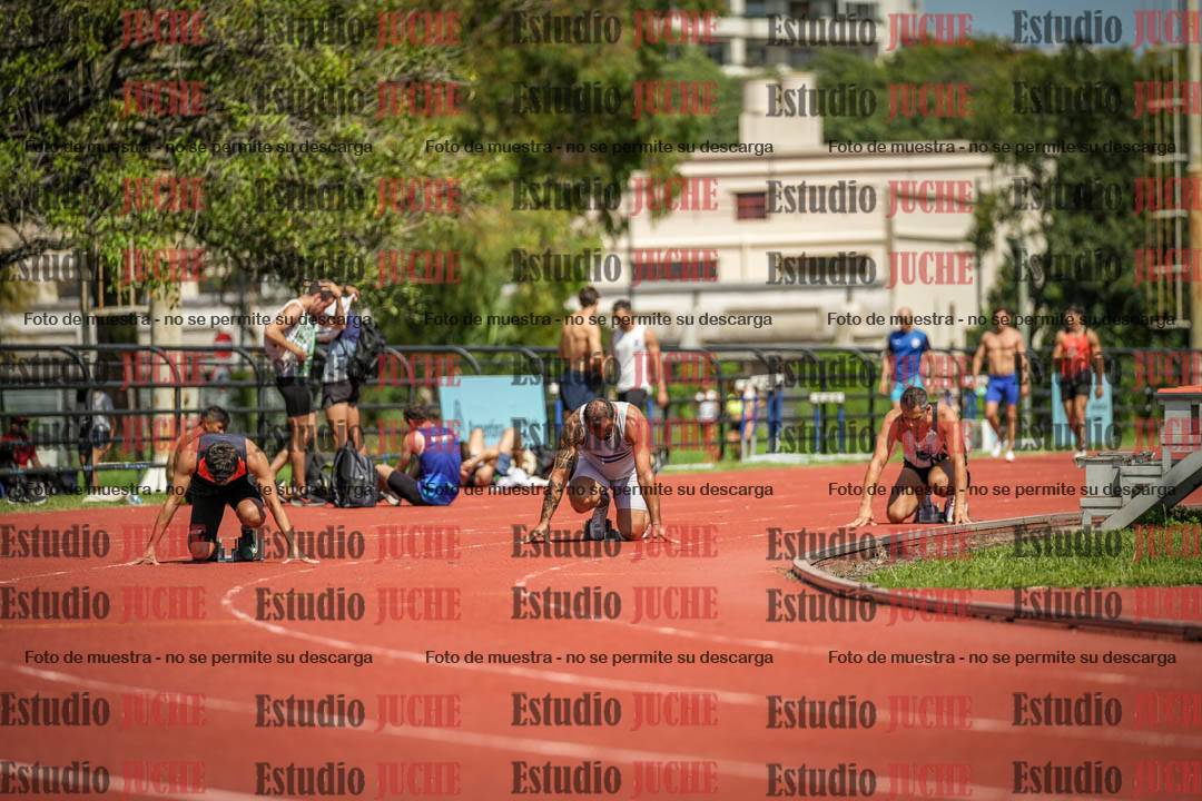 Fotos de los 200 m llanos de varones