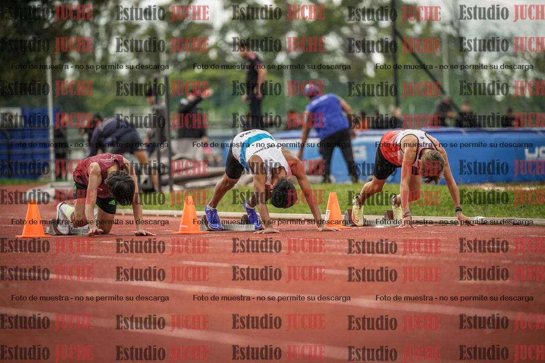 Fotos de los 80 m llanos de varones