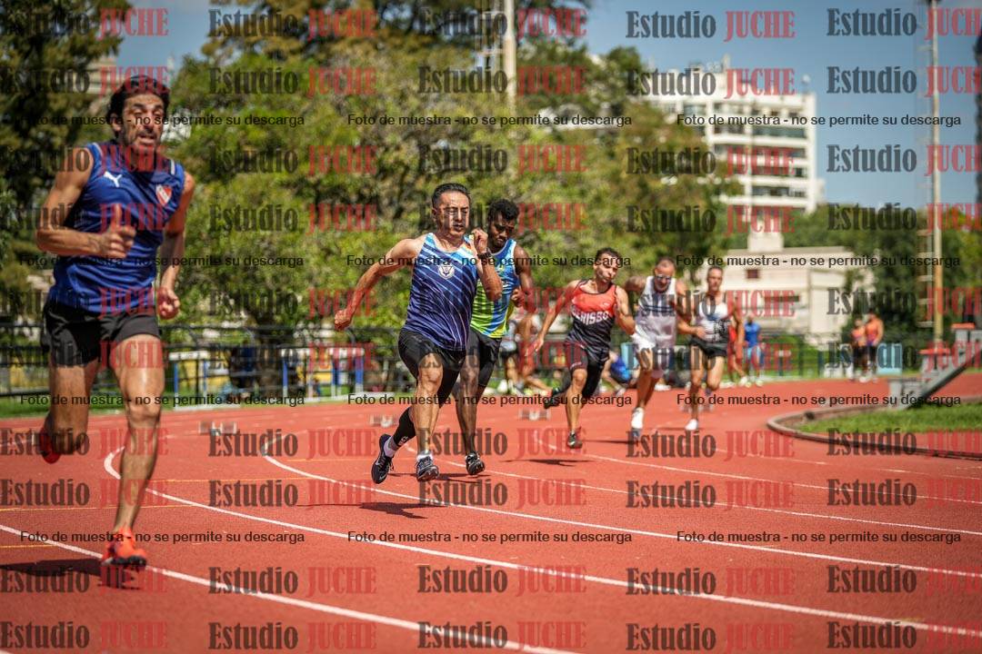 Fotos de los 200 m llanos de varones