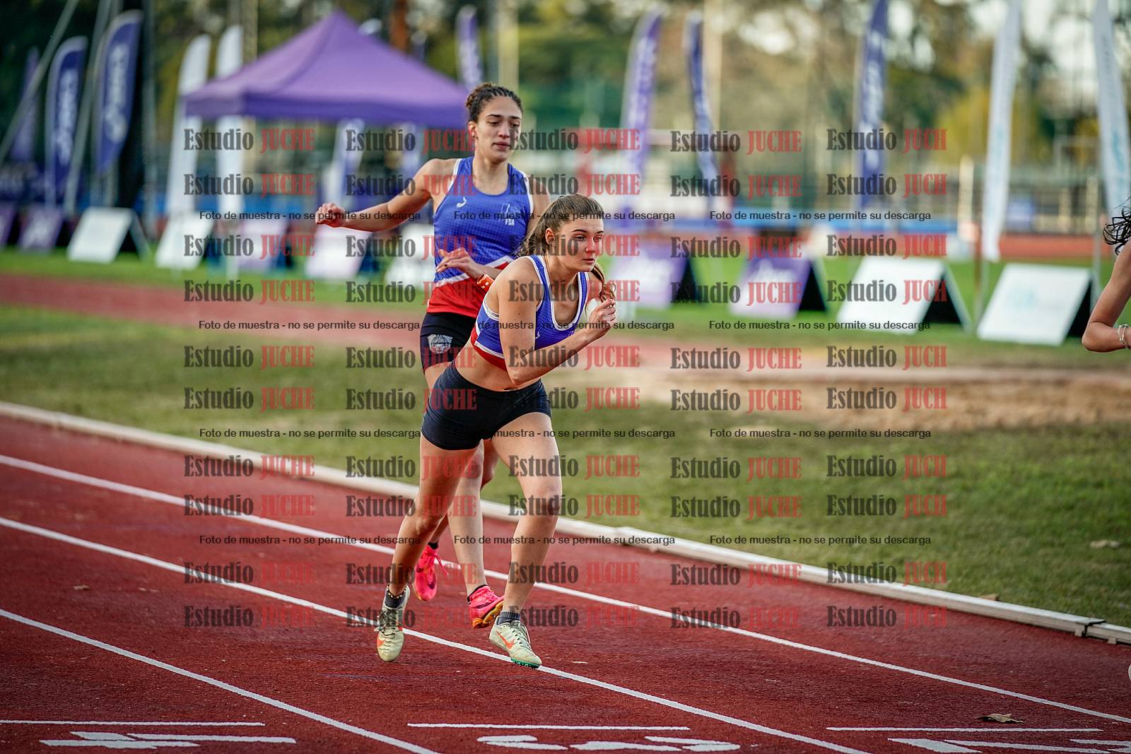 Fotos de las postas 4x400 m de mujeres