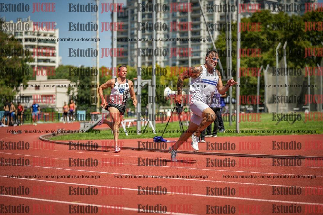 Fotos de los 200 m llanos de varones