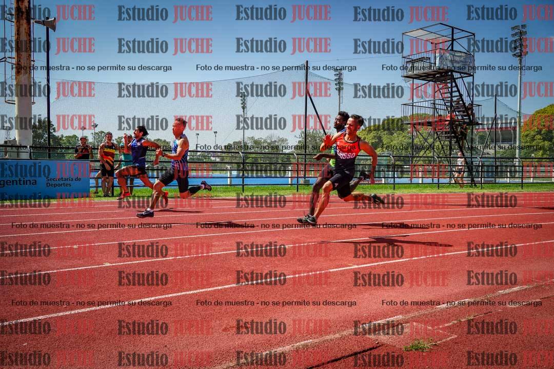 Fotos de los 200 m llanos de varones