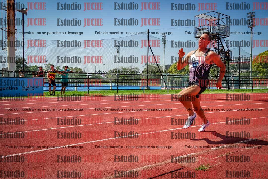 Fotos de los 200 m llanos de varones
