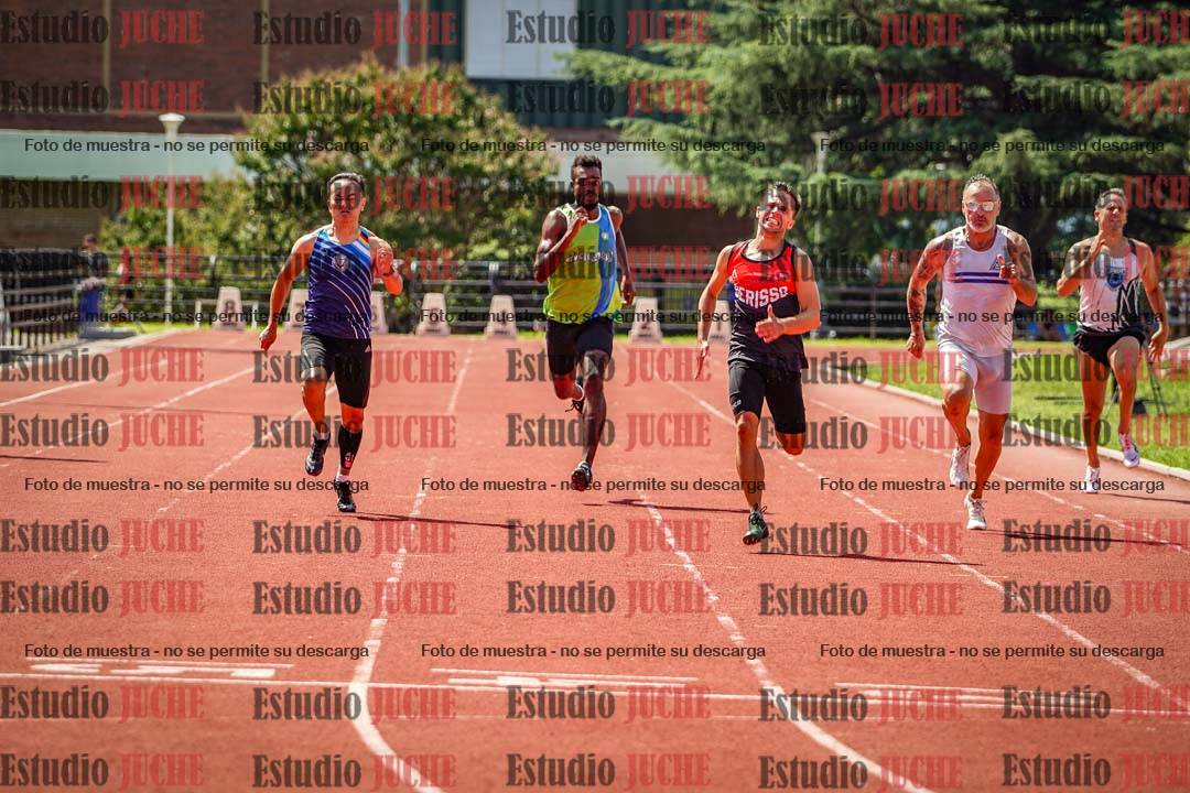 Fotos de los 200 m llanos de varones