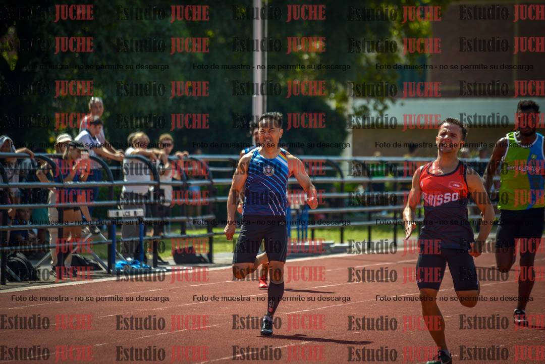 Fotos de los 200 m llanos de varones