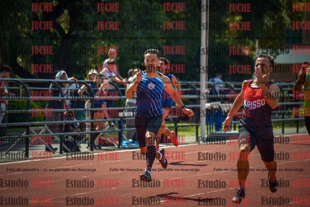 Fotos de los 200 m llanos de varones