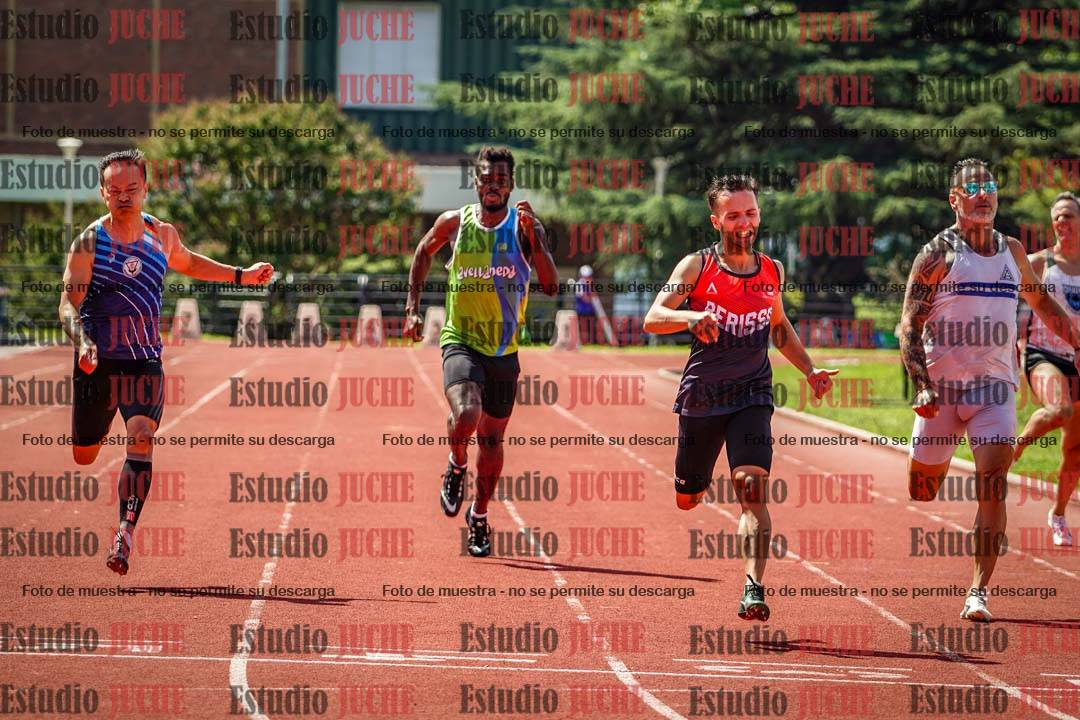 Fotos de los 200 m llanos de varones