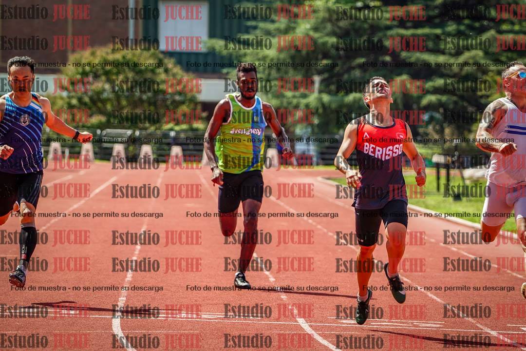 Fotos de los 200 m llanos de varones