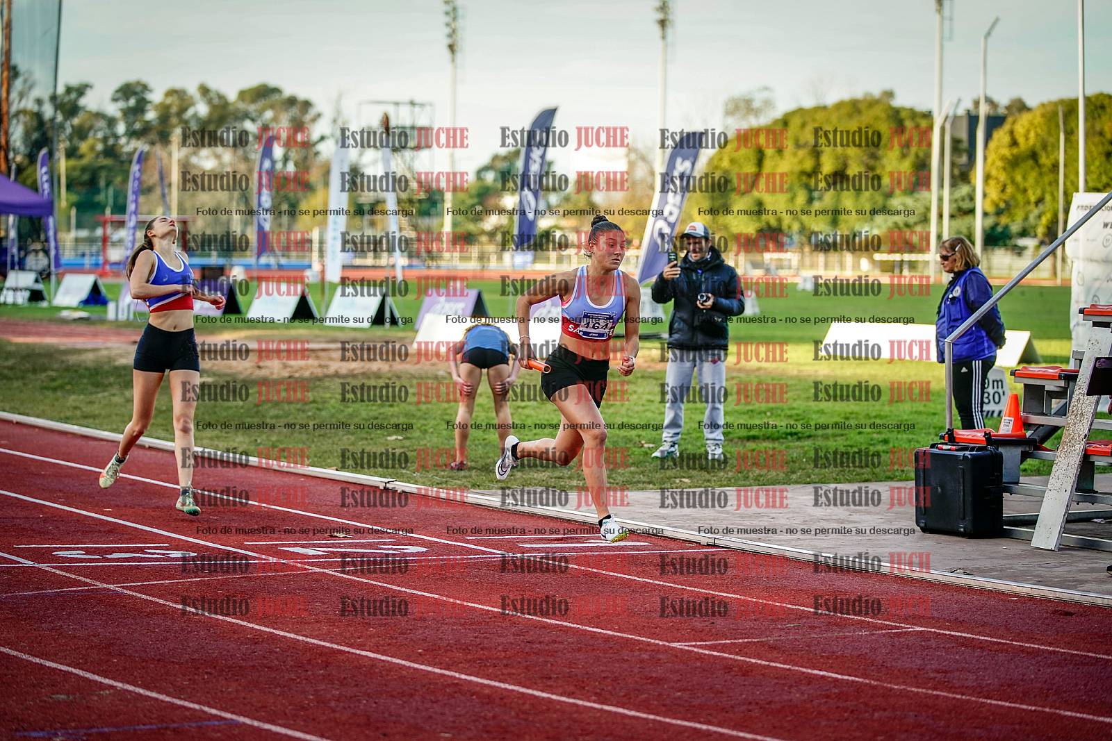 Fotos de las postas 4x400 m de mujeres