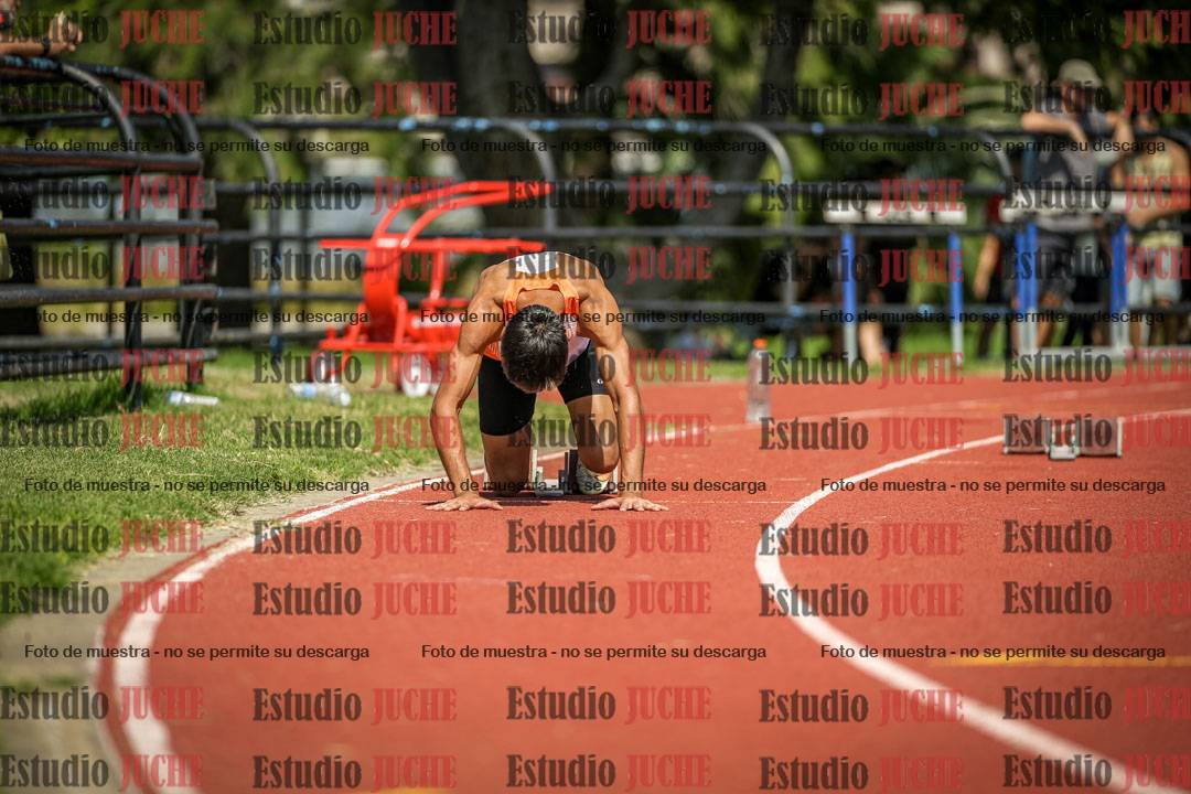 Fotos de los 200 m llanos de varones