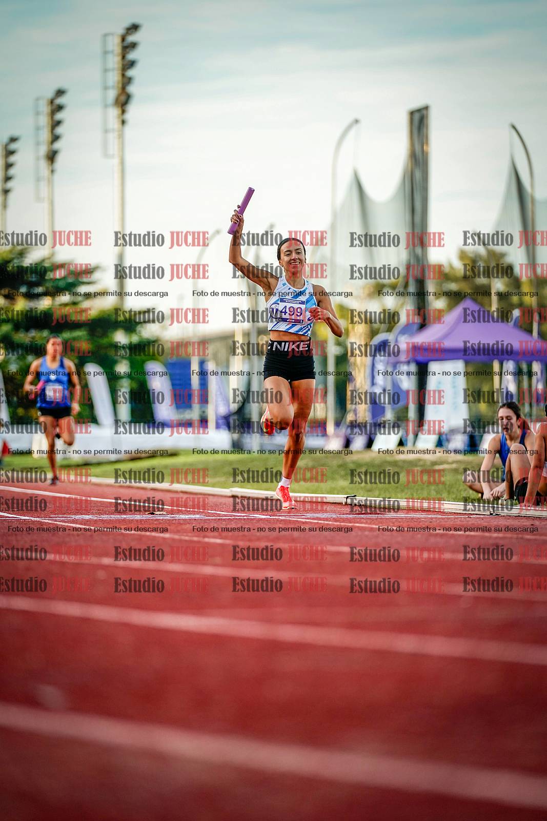 Fotos de las postas 4x400 m de mujeres