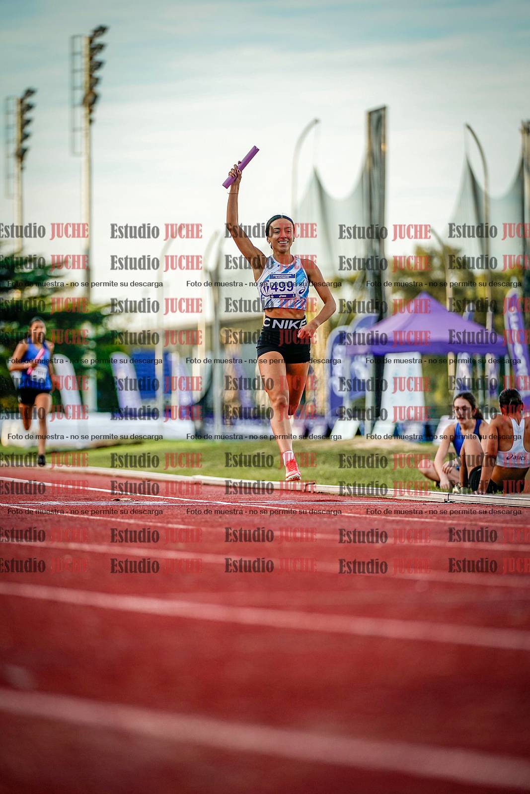 Fotos de las postas 4x400 m de mujeres