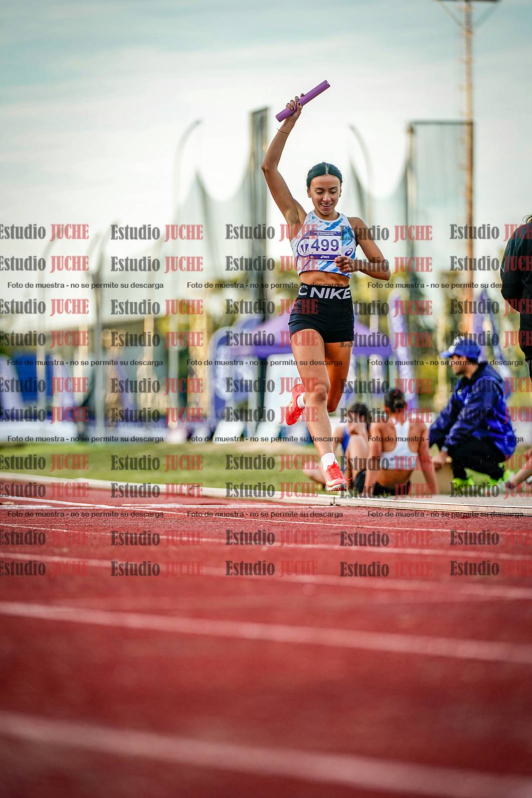 Fotos de las postas 4x400 m de mujeres