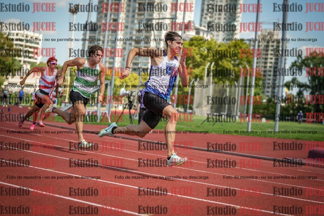 Fotos de los 200 m llanos de varones