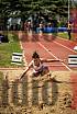 Fotos del salto en largo de mujeres