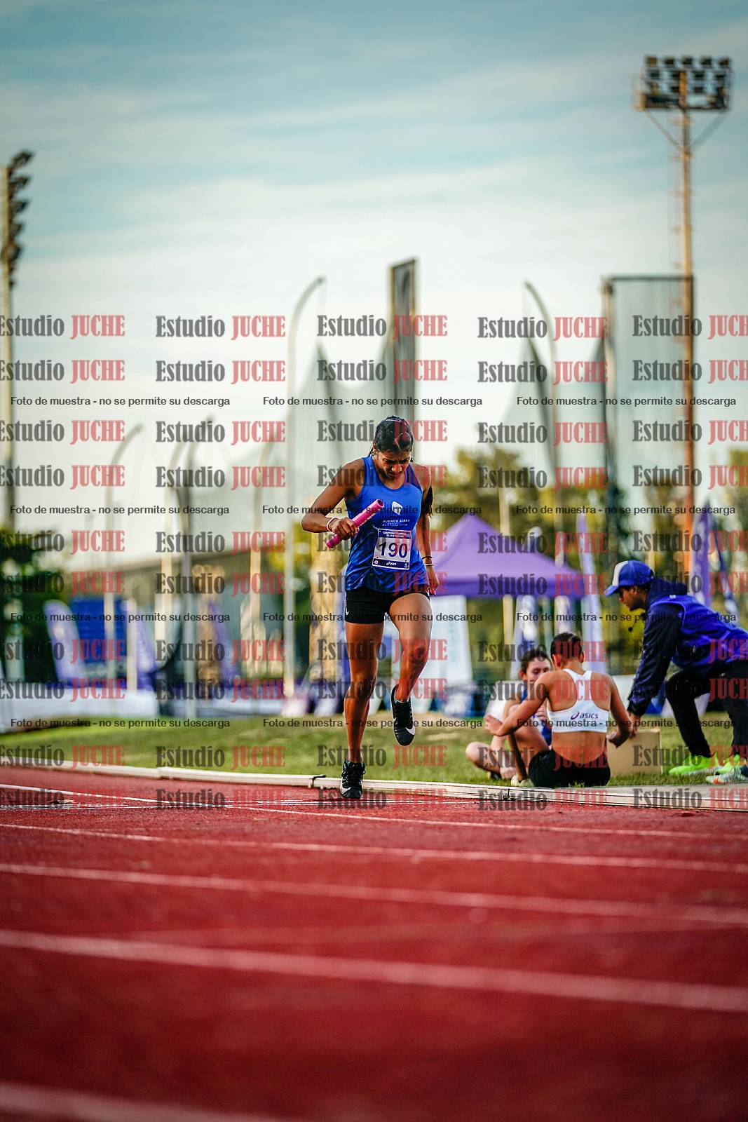 Fotos de las postas 4x400 m de mujeres