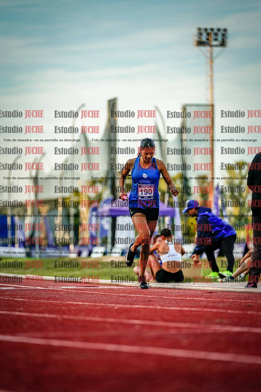 Fotos de las postas 4x400 m de mujeres