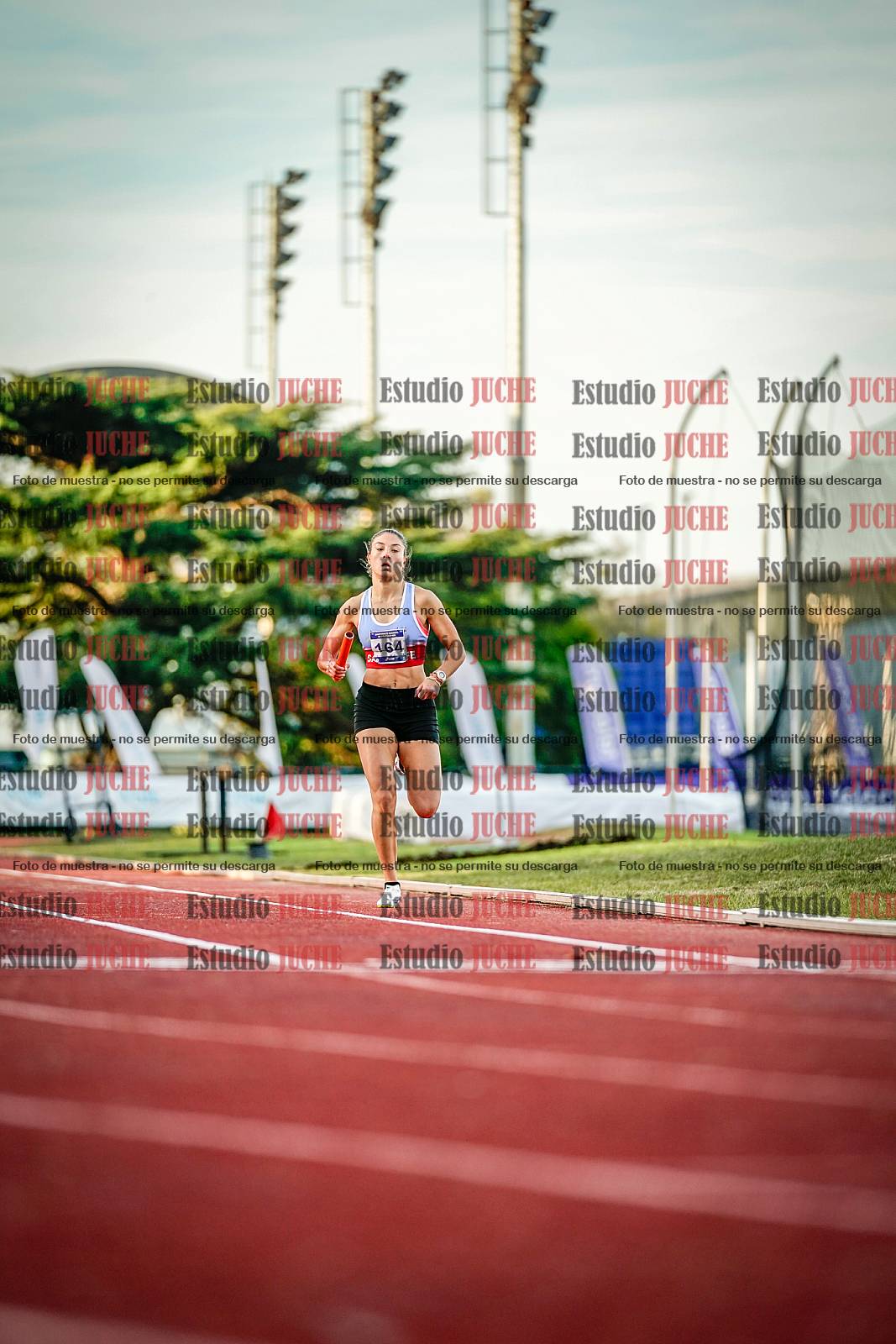 Fotos de las postas 4x400 m de mujeres