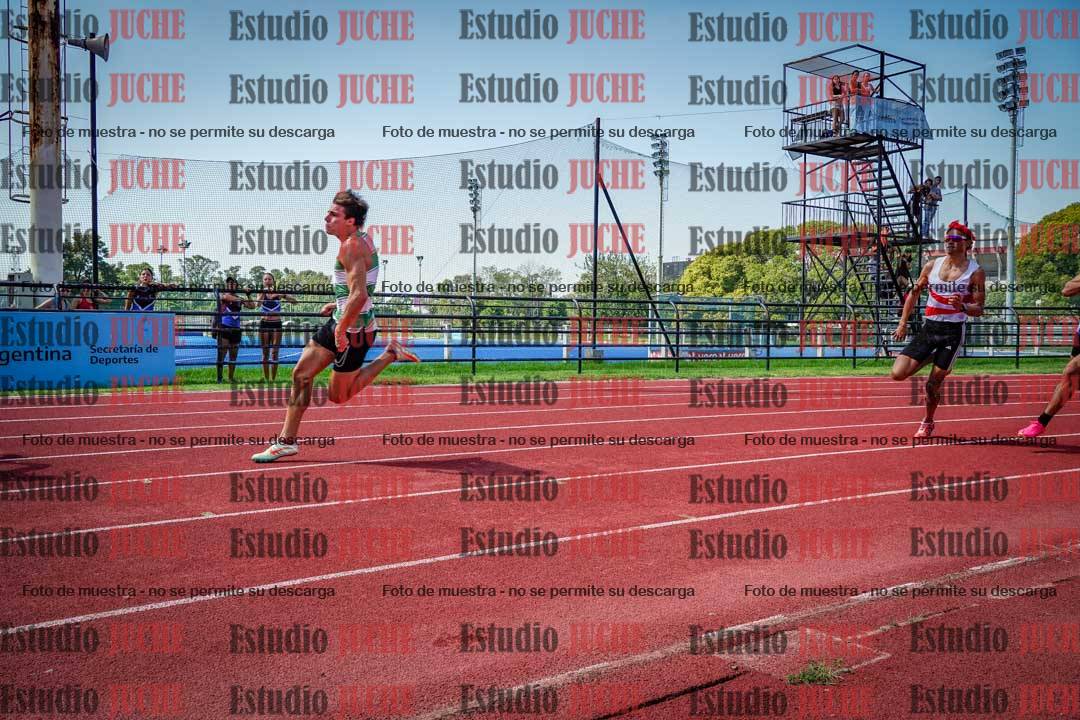 Fotos de los 200 m llanos de varones