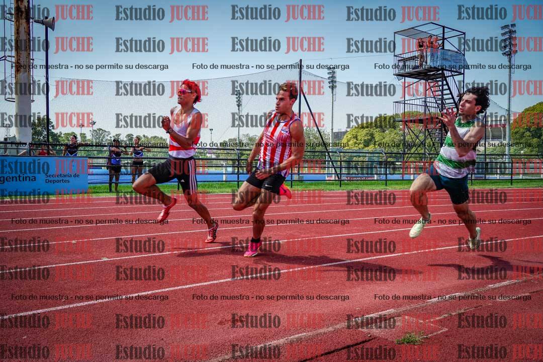 Fotos de los 200 m llanos de varones