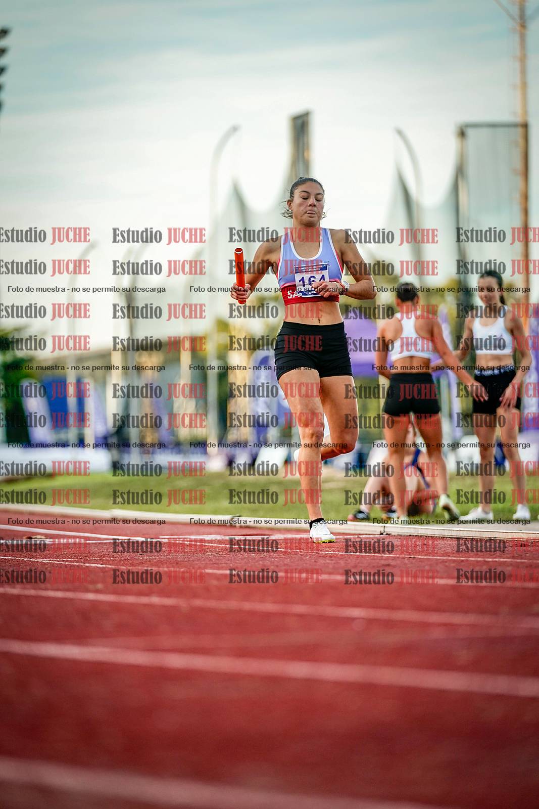 Fotos de las postas 4x400 m de mujeres