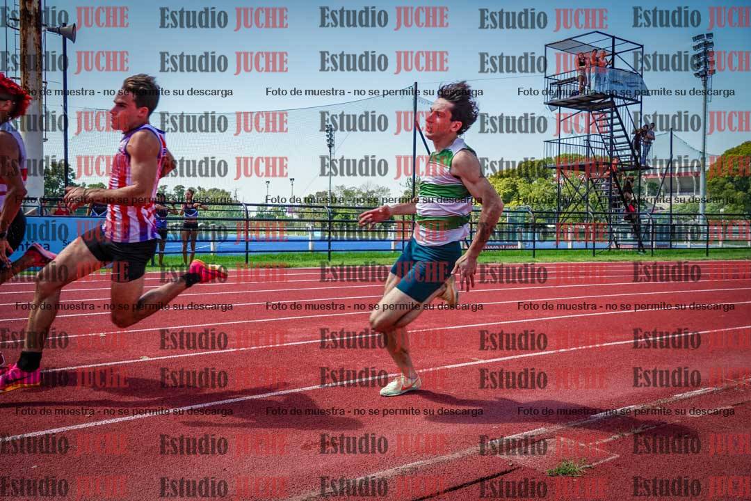 Fotos de los 200 m llanos de varones