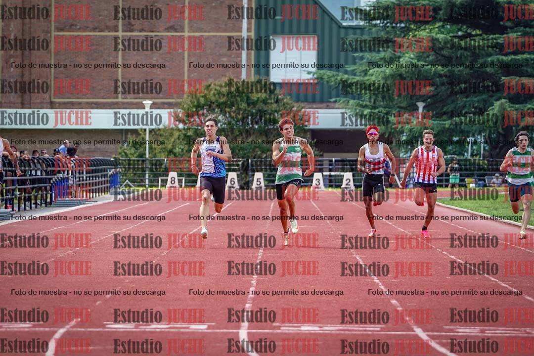 Fotos de los 200 m llanos de varones