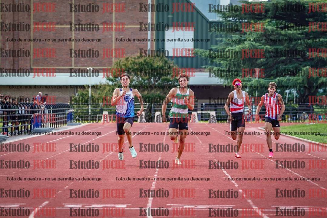Fotos de los 200 m llanos de varones