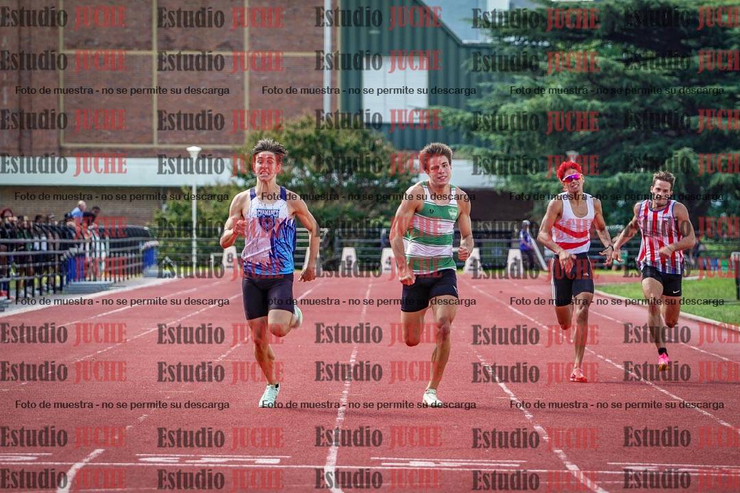 Fotos de los 200 m llanos de varones