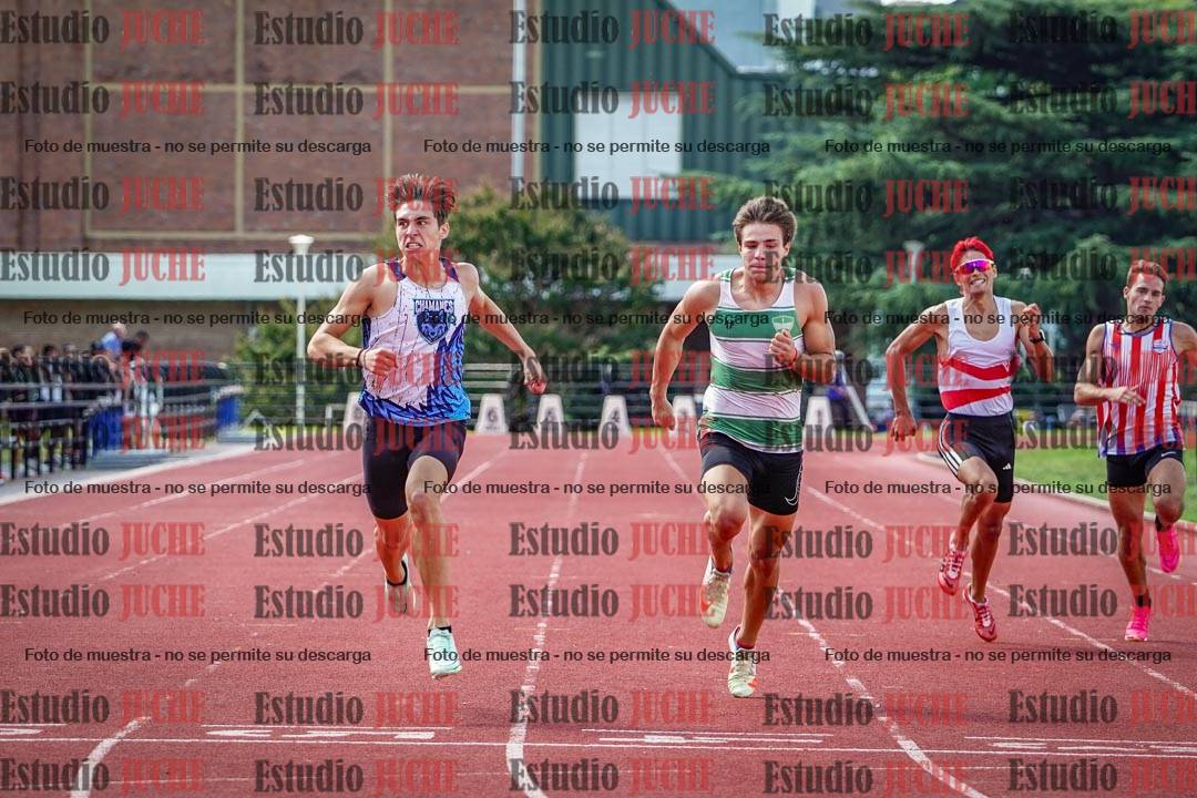 Fotos de los 200 m llanos de varones
