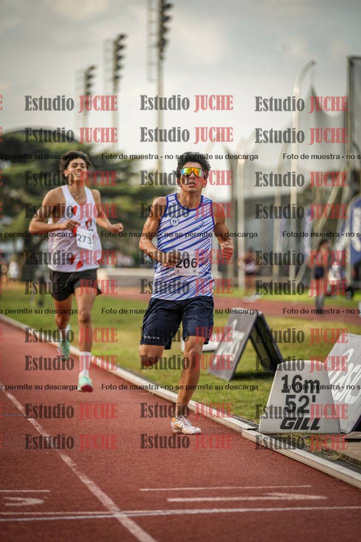 Fotos de los 1500 m llanos de varones - decatlón 10