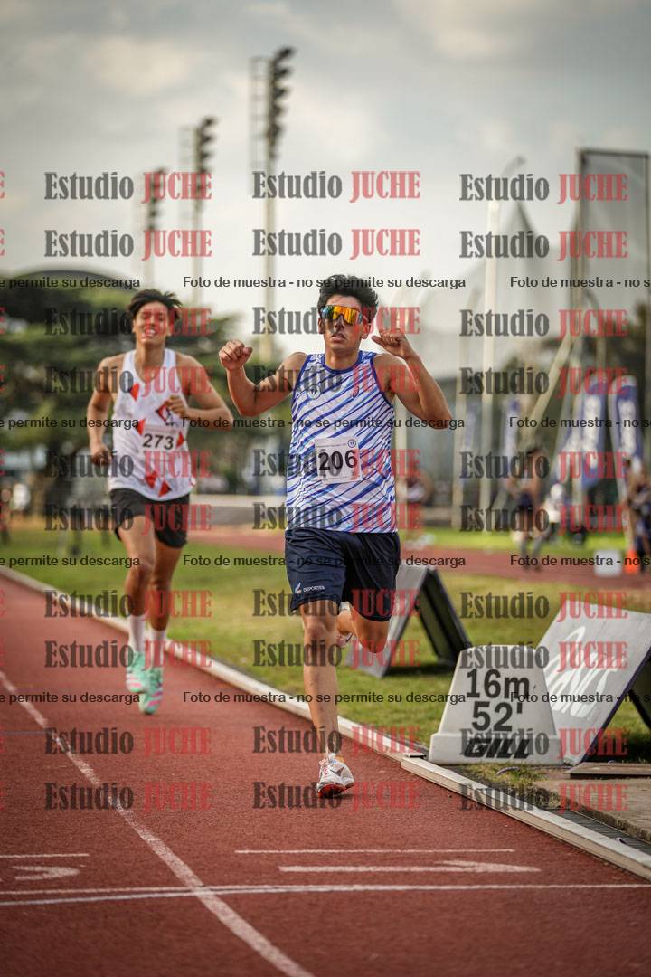 Fotos de los 1500 m llanos de varones - decatlón 10