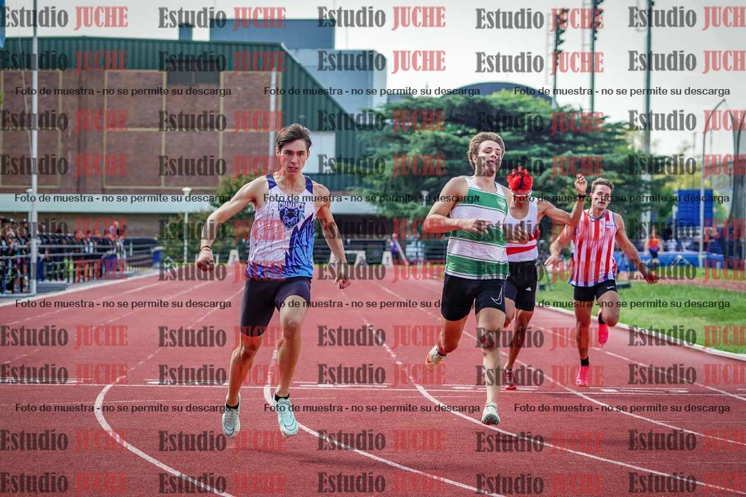 Fotos de los 200 m llanos de varones