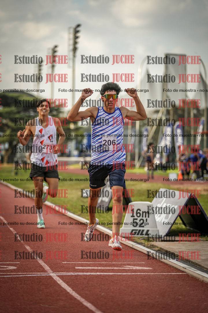 Fotos de los 1500 m llanos de varones - decatlón 10