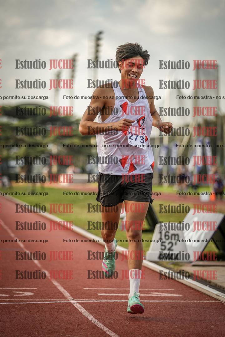 Fotos de los 1500 m llanos de varones - decatlón 10