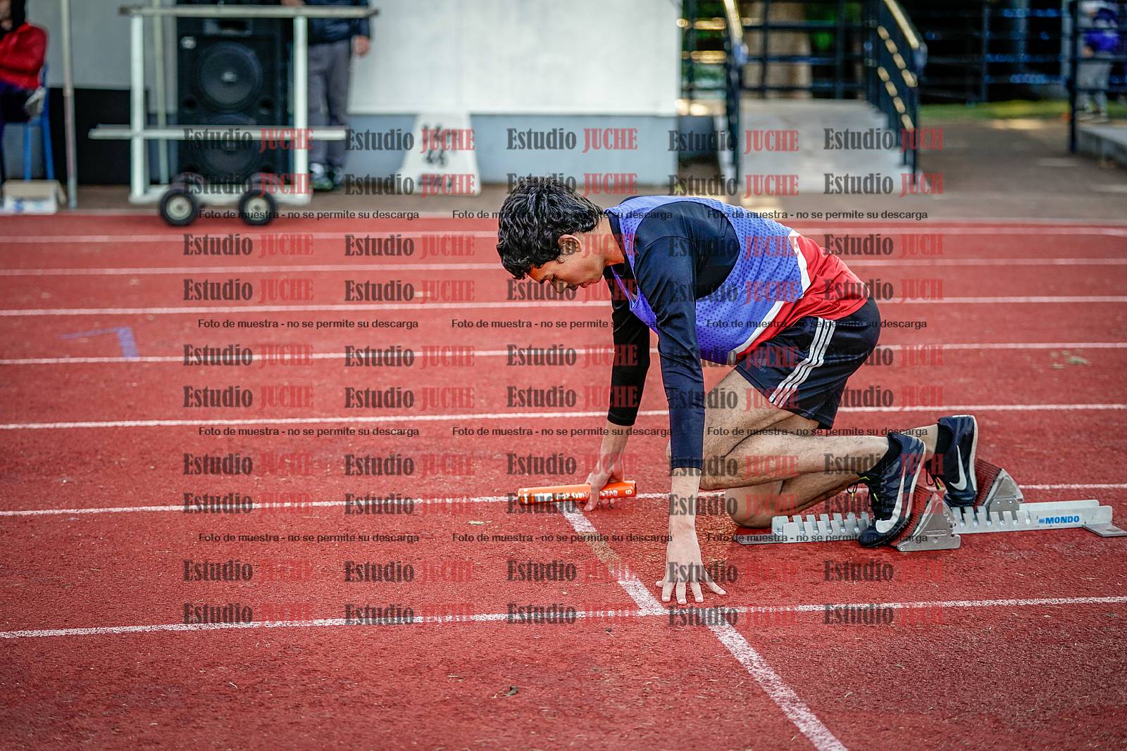 Fotos de las postas 4x400 m de varones