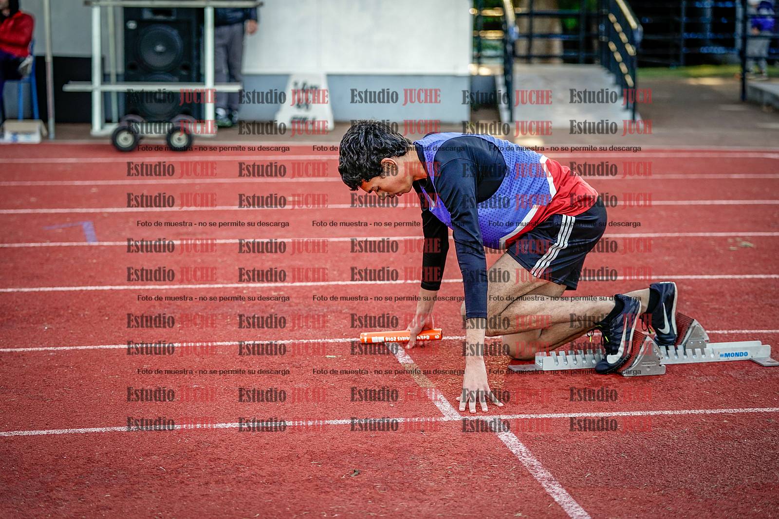 Fotos de las postas 4x400 m de varones