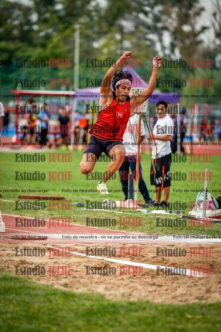 Fotos del salto triple de mujeres y varones