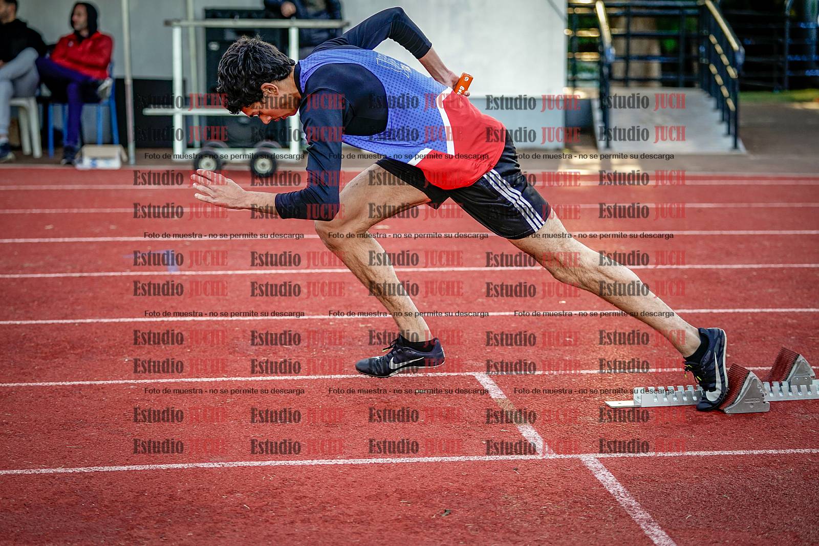 Fotos de las postas 4x400 m de varones