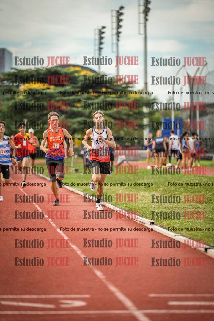 Fotos de los 800 m llanos de varones
