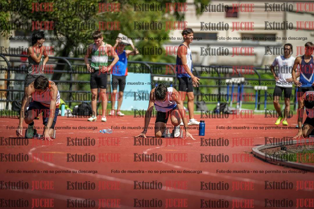 Fotos de los 200 m llanos de varones