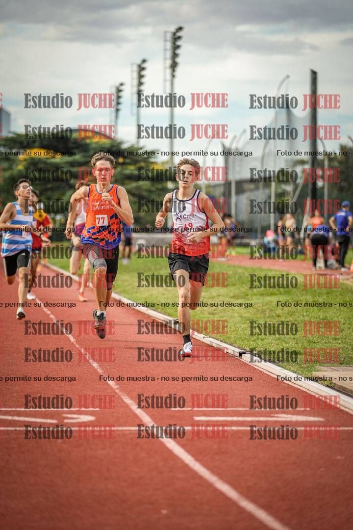 Fotos de los 800 m llanos de varones