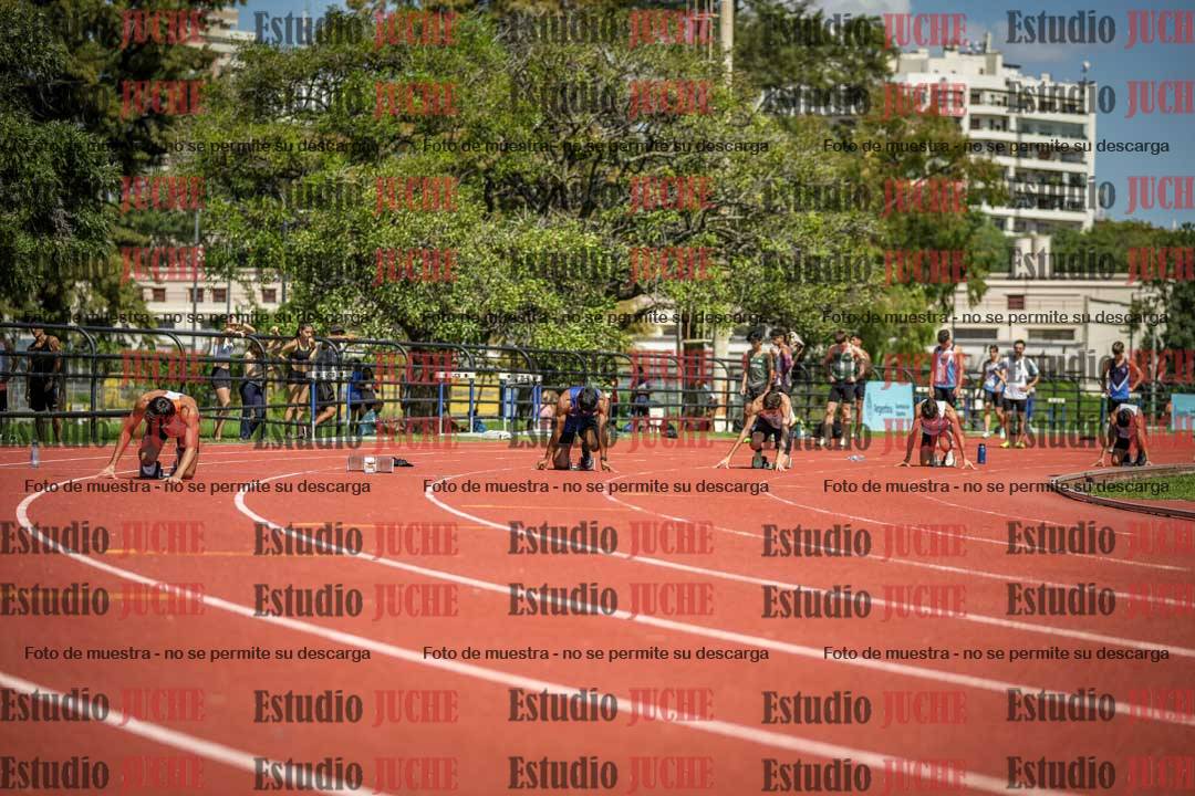 Fotos de los 200 m llanos de varones