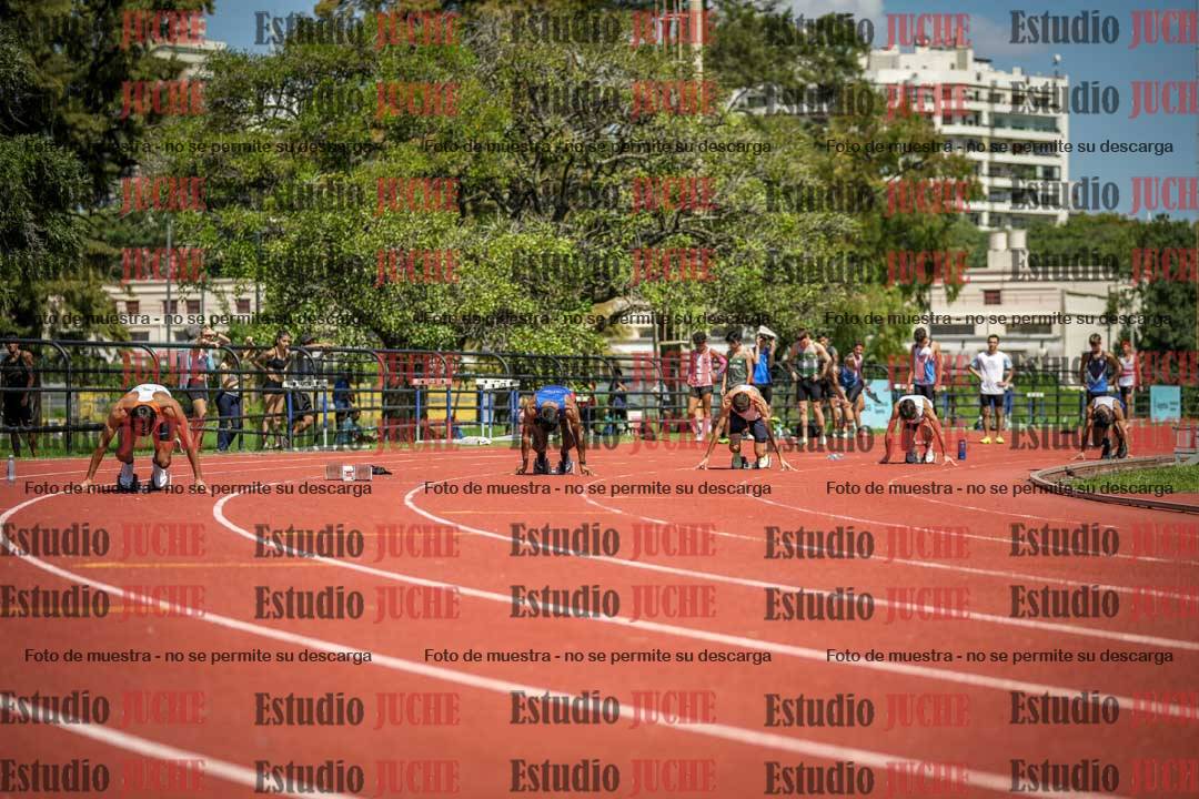 Fotos de los 200 m llanos de varones