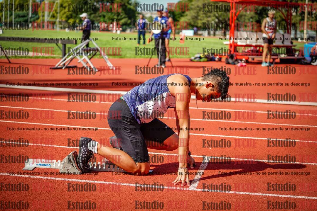 Fotos de los 400 m llanos de varones