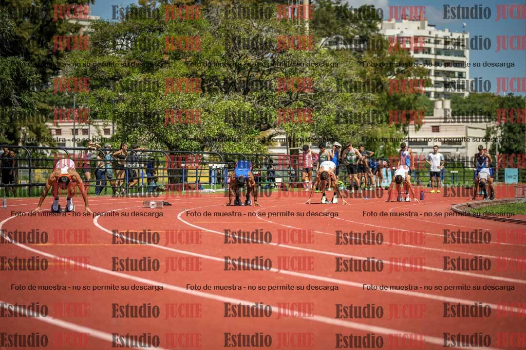 Fotos de los 200 m llanos de varones